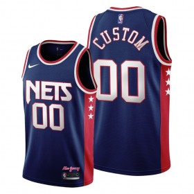 Dres Brooklyn Nets Prilagođeni Nike 2021-22 City Edition Throwback 90s Swingman